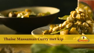 Thaise Massaman Curry met kip en aardappel  Conimex [upl. by Ellehsyt595]