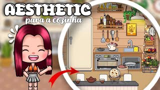 ONDE ENCONTRAR ITENS AESTHETIC PARA DECORAR A COZINHA🍲 MIGA WORLD 《com voz🎙》 [upl. by Demona]