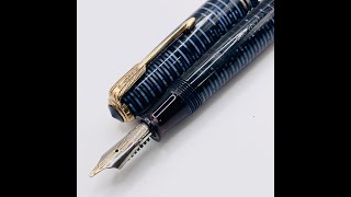 Parker Vacumatic Fountain Pen Flex Super Broad [upl. by Knowlton]