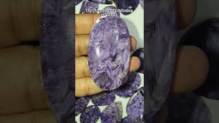 Charoite Netural gemstone in top quality charoite trending vairalvideo shorts youtube gemstone [upl. by Yeslek]