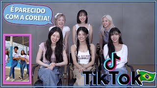 GRUPO DE KPOP REAGE A VIDA ESCOLAR DOS TIKTOKERS BRASILEIROS COM LIGHTSUM [upl. by Joline]