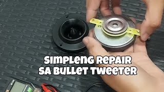 Bullet Tweeter Speaker Repair Kit diy repair audio caraudio speaker tweeter audiophile fyp [upl. by Marielle]