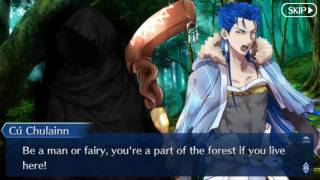 FateGO Cu Chulainn Caster Interlude  Sage of the Forest [upl. by Stefanac]