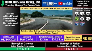 08142024 Part 2 of 4  Garwood to Raritan New Jersey USA [upl. by Eerpud]