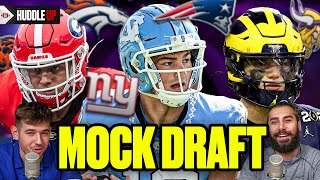 2024 NFL MOCK DRAFT  Huddle Up [upl. by Amis]