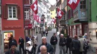 Zurich Switzerland Old Town walking tour [upl. by Frederigo]