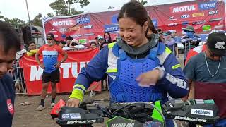 Pia Gabriel vs Grace Atis  Ladies Class final Round 3 of MOTUL YAMAHA Polomolok race [upl. by Alfonso396]