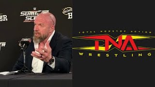 Triple H Why WWE Is Working With TNA [upl. by Ennaylime156]