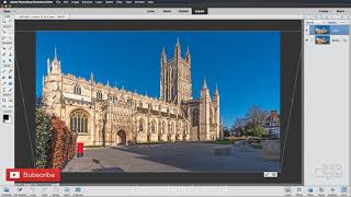 Correcting Verticals and Barrel Distortion  Photoshop Elements [upl. by Devy]