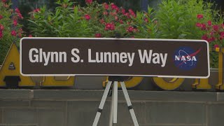 Street dedicated to NASA great Glynn Lunney [upl. by Eniledam]