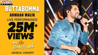 Butta Bomma Song Live Performance By Armaan Malik  AlaVaikunthapurramuloo Musical Concert [upl. by Llewkcor]