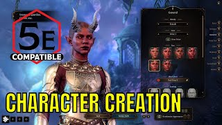 Beginner Character Creation Dungeons amp Dragons 5E 4k [upl. by Adnilahs]