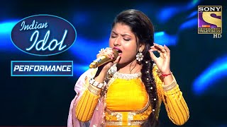 Arunita ने Mere Kismat Mein Tu पे दिया एक Rhythmic Performance  Indian Idol Season 12 [upl. by Urbannai]