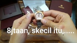 UNBOXING 12   AIGNER WATCH [upl. by Neesay]