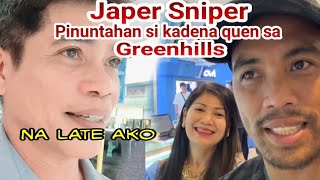 Japer Sniper Pinuntahan Ko Sa Greenhills Shoping Mall [upl. by Mundy]