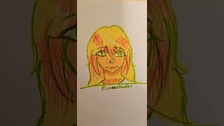 Yellow Pink and Green Part3 drawing art [upl. by Brote769]