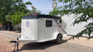 camping trailer in India made by Bullston best caravan manufacturers in IndiaMOTORHOME INDIA [upl. by Tibbetts]