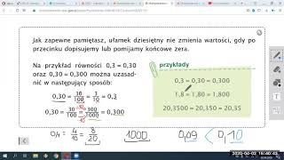 Zapisywanie ułamków dziesiętnych  przykłady i zadania [upl. by Lyrrehs545]