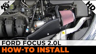 Ford Focus 20L 693517TS Air Intake Installation [upl. by Avalsorim]