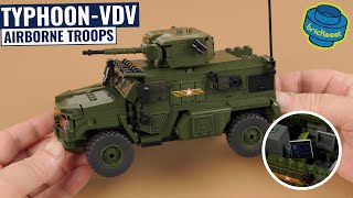 Typhoon VDV Airborne Troops  MRAPType  Sluban B1179 Speed Build Review [upl. by Ademla290]