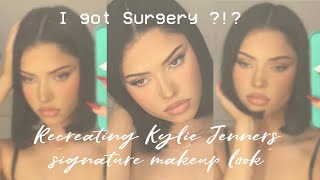 how i recreated kylie jenner’s iconic makeup look [upl. by Godbeare]