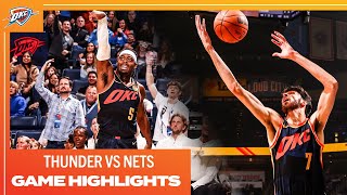 OKC Thunder vs Brooklyn Nets  Game Highlights  December 31 2023 [upl. by Nired997]