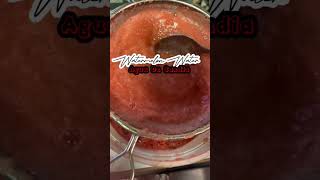 Agua de sandia 🍉 aguasfrescas aguafresca watermelonwater sandía mexicanrecipes recetas [upl. by Ile]