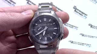 Часы Casio WAVE CEPTOR WVAM650TD1A  видео обзор от PresidentWatchesRu [upl. by Acirretahs]