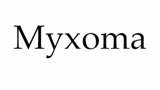 How to Pronounce Myxoma [upl. by Joice]