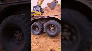 RC Excavator Delivery Rugged Terrain Challenge [upl. by Ahsinna]