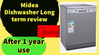 midea dishwasher long term review dishwasher long term review [upl. by Yetnom]