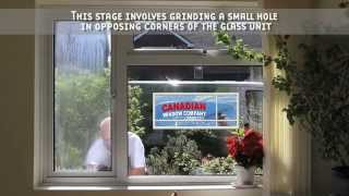 Window Moisture Removal Foggy Window Repair The Canadian Window Company [upl. by Rome]