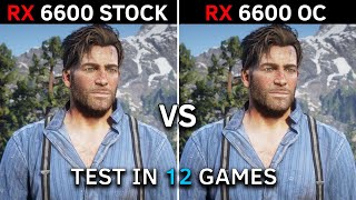 RX 6600 Stock vs Overclocked  Is Overclocking Worth It  Test in 12 Games  2022 [upl. by Ekal894]