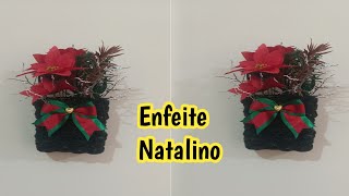 Como fazer enfeites de porta de Natal usando tecido natal decornatal diy enfeitesdenatal [upl. by Phyllida]