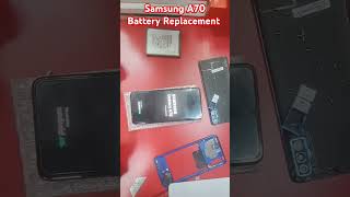 Samsung A70 battery Replacement shorts [upl. by Wimsatt]