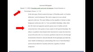 A short guide to annotated bibliographies [upl. by Lohner]