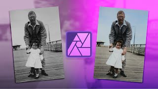 How To Colorize Black and White Photos in Affinity Photo V2 in Seconds Using Free Ai [upl. by Standush536]