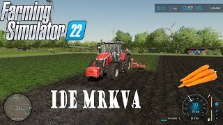 Izvrnio Traktor I Posadio Mrkvu  Farming Simulator 22 fs22 carrot ferguson [upl. by Laro18]