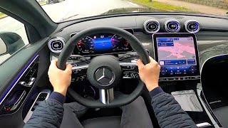 2023 Mercedes Benz GLC 200 4MATIC  pov test drive [upl. by Aitan]