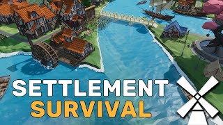 Settlement Survival Review  A Humble Colony Survival Citybuilding Game [upl. by Cho729]