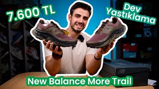 ARAZİ AYAKKABISI  ÇILGIN YASTIKLAMA  NEW BALANCE MORE TRAİL V3 [upl. by Buller]