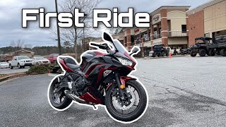 2021 Kawasaki Ninja 650 First RideReview [upl. by Eisenberg]