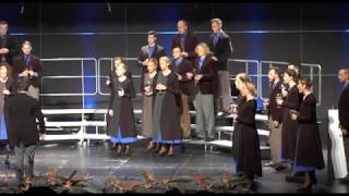 DIV DŪJIŅAS Laura Jekabsone  MIXED CHOIR MASKA [upl. by Orodisi]