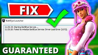 How To Fix Fortnite Battleeye Launcher ErrorFailed To Initialize Battleye Service [upl. by Toinette619]