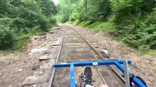 Rail Bike on Stewartstown RR Rd [upl. by Imuy]