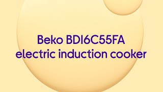 Beko BDI6C55FA 60 cm Electric Induction Cooker  Anthracite  Quick Look [upl. by Burleigh510]