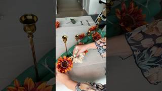 Trying the viral pool noodle centerpiece Fall home decor DIY [upl. by Shela366]