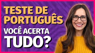 ❌✅ TESTE BÁSICO de PORTUGUÊS Você consegue GABARITAR  TESTE 1  Professora Letícia Góes [upl. by Parcel853]