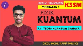 Versi Guru 71 Teori Kuantum Cahaya  Fizik SPM KSSM [upl. by Shanly]