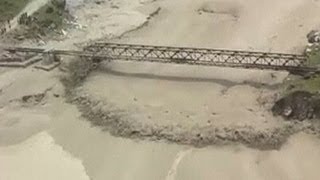 Deadly wall of water as flash floods cascade through western Nepal [upl. by Balbinder790]